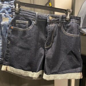 Judy Blue Dark Wash Jean Shorts